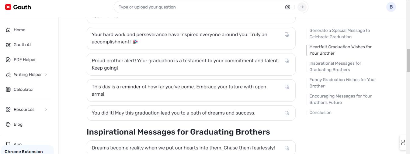 Graduation Wishes for Brother: How Gauth Can Elevate Your Celebratory Messages